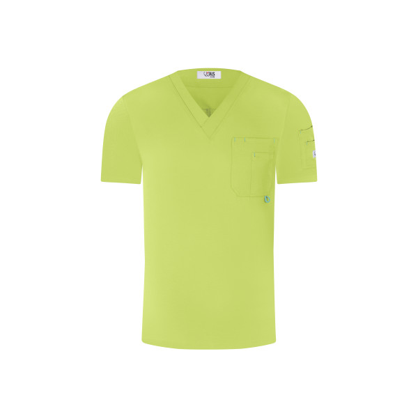 Pulse Scrub Top - Lemon Green / Verde Limón